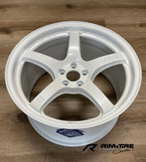 Rays Gram Lights 57CR 18x9.5 +38 5x120 Ceramic Pearl White (Set of 4) WGCRX38WCPP